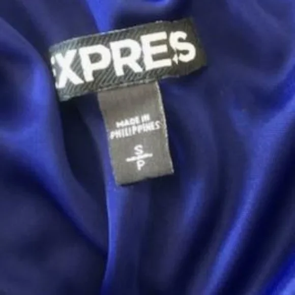 Express  Blue Dress - Picture 7 of 8